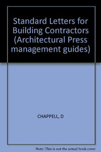 Standard Letters for Building Contractors 