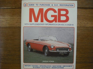 MGB - Guide to Purchase and DIY Restoration 