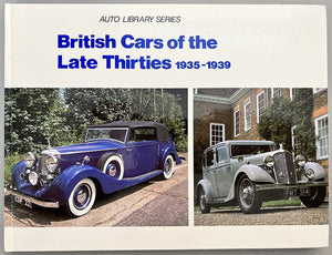 British Cars of the Late Thirties, 1935-39 