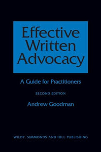 Effective Written Advocacy 