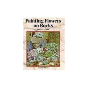 Painting Flowers on Rocks 