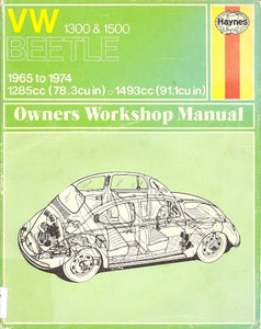 Volkswagen Beetle 1300/1500 Owner's Workshop Manual 