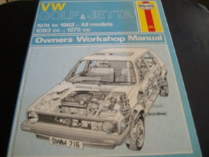 Volkswagen Golf and Jetta Owner's Workshop Manual 