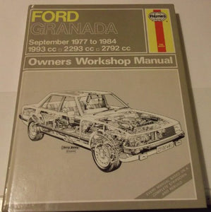 Ford Granada 1977-84 Owner's Workshop Manual 