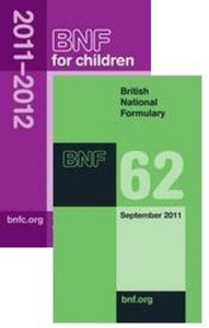 British National Formulary (BNF) 62 + BNFC 2011-2012 package 