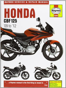 Honda CBF125 Service and Repair Manual 