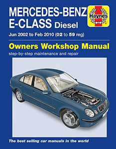 Mercedes-Benz E-Class Diesel (02 to 10) Haynes Repair Manual 