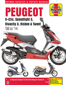 Peugeot V-Clic, Speedfight 3, Vivacity 3, Kisbee & Tweet (08 To 14) 