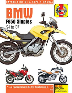 BMW F650 Singles (94 - 07) Haynes Repair Manual 