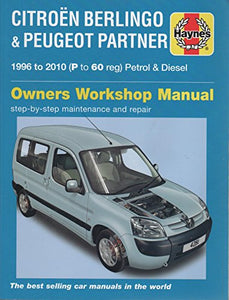 Citroen Berlingo & Peugeot Partner Petrol & Diesel (96 - 10) Haynes Repair Manual 