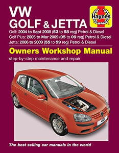 VW Golf (04 - Sept 08), Golf Plus (05 - Mar 09) & Jetta (06 - 09) Haynes Repair Manual 