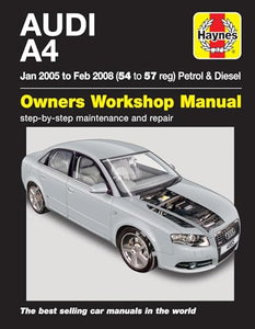 Audi A4 Petrol & Diesel (Jan 05 to Feb 08) Haynes Repair Manual 