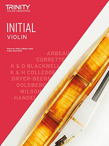 Trinity College London Violin Exam Pieces From 2020: Initial 