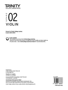 Trinity College London Violin Exam Pieces From 2020: Grade 2 (part only) 