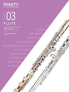 Trinity College London Flute Exam Pieces from 2023: Grade 3 