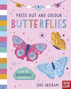 Press Out and Colour: Butterflies 