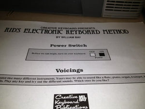 Kid's Electronic Keyboard Method 