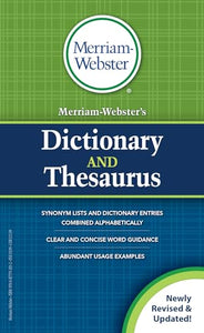 Merriam-Webster’s Dictionary and Thesaurus 