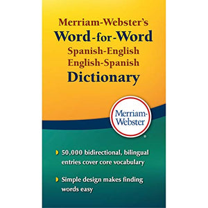 Merriam Webster's Word-for-Word Spanish-English Dictionary 