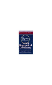 Merriam-Webster's Pocket Biographical Dictionary 