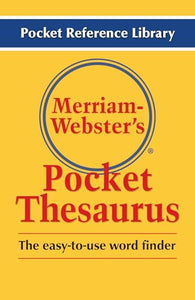 Merriam Webster's Pocket Thesaurus 