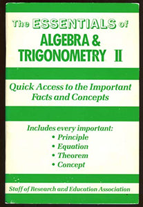 Algebra and Trigonometry 