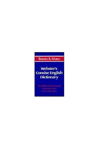 Webster's Concise English Dictionary 