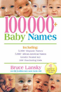 100, 000+ Baby Names 