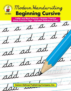 Modern Handwriting: Beginning Cursive, Grades 1 - 3 