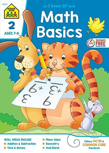 School Zone Math Basics Grade 2 Workbook 