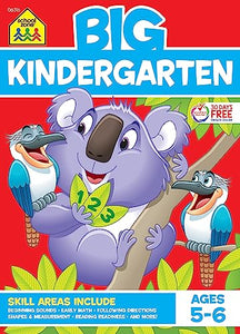 School Zone Big Kindergarten Workbook 