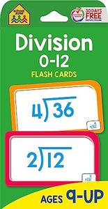 Flash Cards - Division 0 - 12 