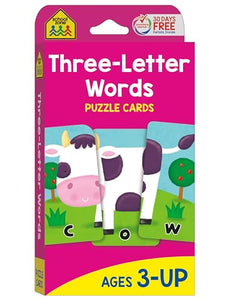 Puzzle Cards - Three-Letter Words 