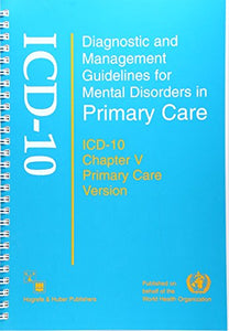 Diagnostic and Management Guidelines for Mental Disorders in Primary Care 