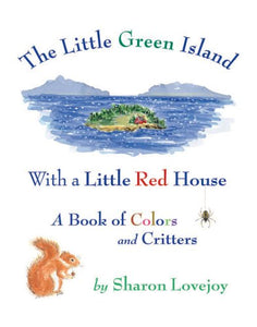 The Little Green Island with a Little Red House 