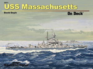 USS Massachusetts on Deck - Op 