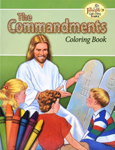 About the Commandments Colouring Book 