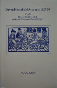 Devon Household Accounts 1627-59, Part II 