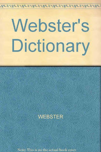 Title: Websters Dictionary 