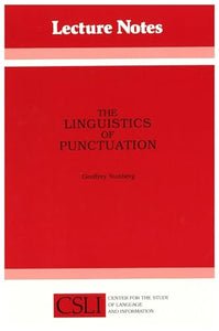 The Linguistics of Punctuation, Volume 18 