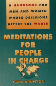 Meditations for People in Charge 