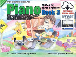 Progressive Piano Method for Young Beginners-Bk 3 