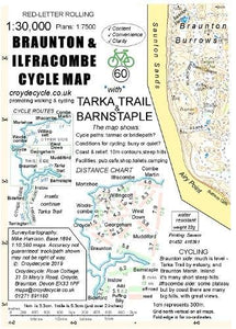 Braunton and Ilfracombe Cycle Map 