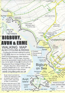 Bigbury, Avon & Erme Walking Map 