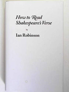 How to read Shakespeare's verse 