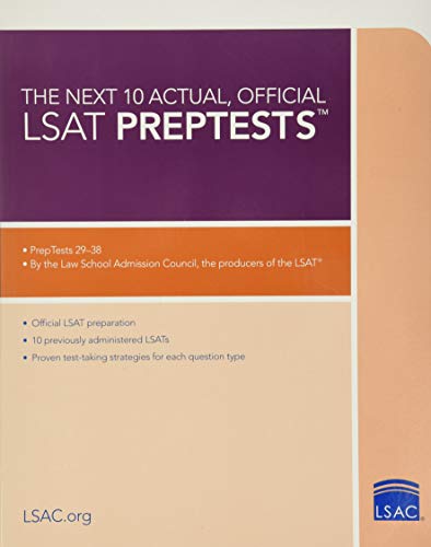 Next 10 Actual Official Lsat Preptests