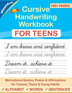 Cursive Handwriting Workbook for Teens 