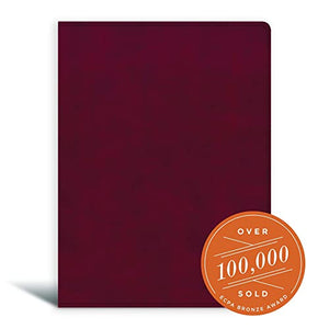 CSB Tony Evans Study Bible, Burgundy LeatherTouch Indexed 