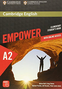 Cambridge English Empower Elementary Student's Book with Online Assessment and Practice, and Online Workbook 