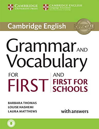 Grammar and Vocabulary for First and First for Schools Book with Answers  and Audio By Barbara Thomas | Used | 9781107481060 | World of Books